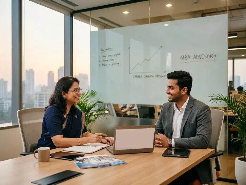 Education Counsellor Advising a Student